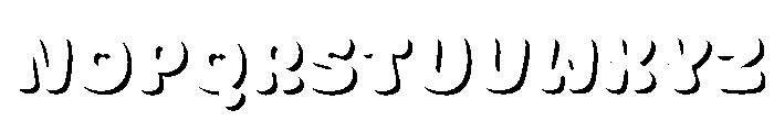 Fox Orbit Shadow Font LOWERCASE