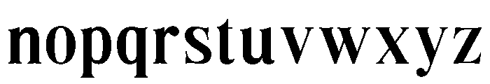 Fox Rooris Font LOWERCASE