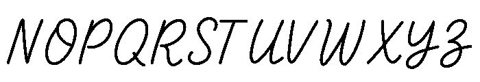 Fox Rustic Script Font UPPERCASE
