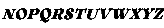 Fox Rustic Slant Font UPPERCASE