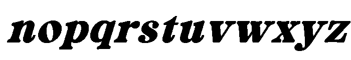 Fox Rustic Slant Font LOWERCASE