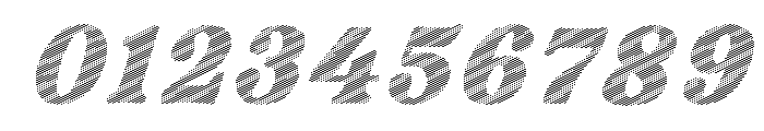 Fox Rustic Strokes Slant Font OTHER CHARS