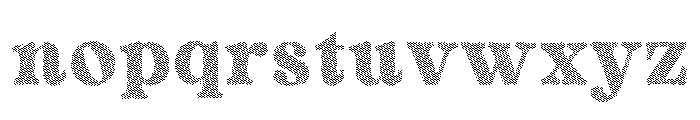 Fox Rustic Strokes Font LOWERCASE