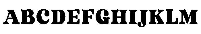 Fox Rustic Font UPPERCASE