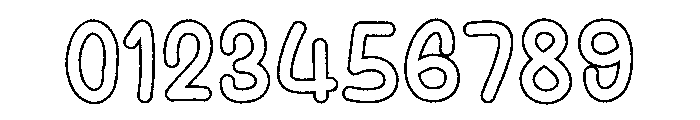 Fox Yummi Outline Font OTHER CHARS
