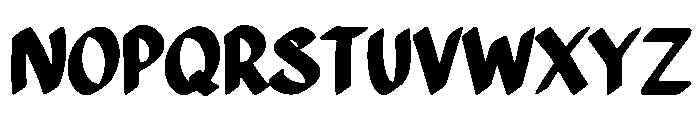 FoxPop Brush Font UPPERCASE