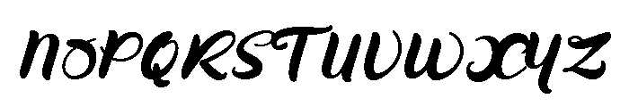 Foxed & Inked Regular Font UPPERCASE
