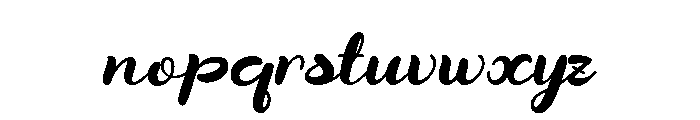Foxed & Inked Regular Font LOWERCASE