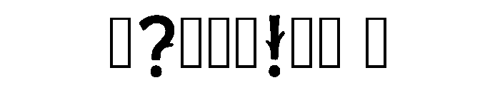 Foxy Regular Font OTHER CHARS