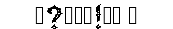 Foyle Regular Font OTHER CHARS