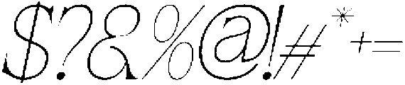 FONCA Italic otf (400) Font OTHER CHARS