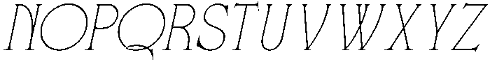 FONCA Italic otf (400) Font UPPERCASE
