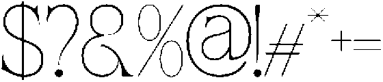 FONCA Regular otf (400) Font OTHER CHARS