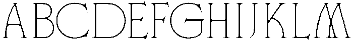 FONCA Regular otf (400) Font UPPERCASE