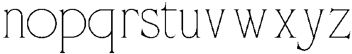 FONCA Regular otf (400) Font LOWERCASE