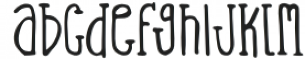 FONZIMA Regular otf (400) Font LOWERCASE