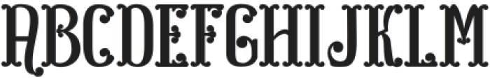 FORESTER1 otf (400) Font UPPERCASE