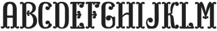 FORESTER1 otf (400) Font LOWERCASE