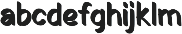 FORGET ME NOT Regular otf (400) Font LOWERCASE