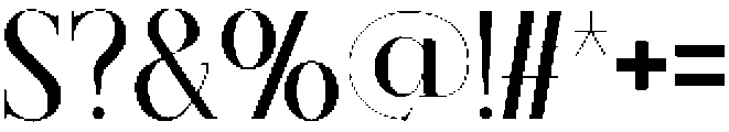 FORMA Regular otf (400) Font OTHER CHARS
