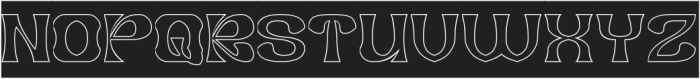 FORTUNE MAKER-Hollow-Inverse otf (400) Font UPPERCASE