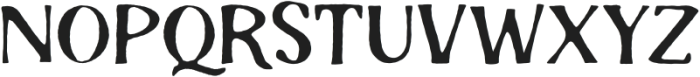 FORTUNE Regular otf (400) Font LOWERCASE