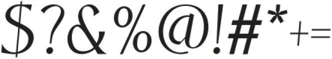 Focger-Italic otf (400) Font OTHER CHARS