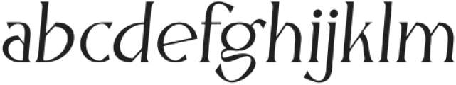 Focger-Italic otf (400) Font LOWERCASE