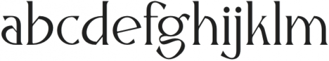 FocgerRegular otf (400) Font LOWERCASE