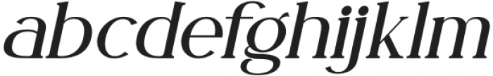 Fogie Light Italic otf (300) Font LOWERCASE