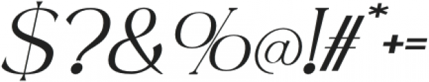 Fogie Thin Italic otf (100) Font OTHER CHARS