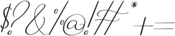 Fogifty Italic otf (400) Font OTHER CHARS