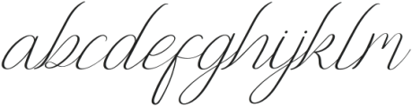 Fogifty Italic otf (400) Font LOWERCASE