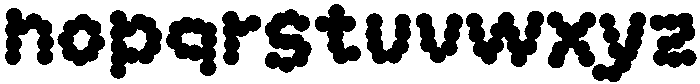 Fogus Round Regular otf (400) Font LOWERCASE