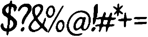 Fohe ttf (400) Font OTHER CHARS