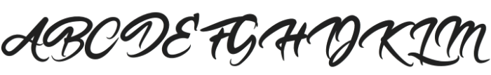 Folcano Regular otf (400) Font UPPERCASE