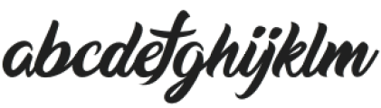 Folcano Regular otf (400) Font LOWERCASE