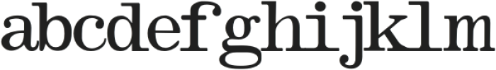 FolcloricaTypewriter Regular otf (400) Font LOWERCASE