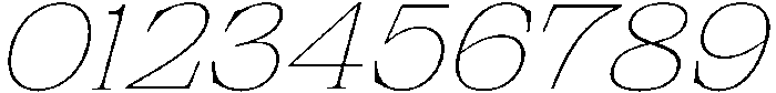 Folder Italic otf (400) Font OTHER CHARS