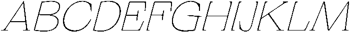 Folder Italic otf (400) Font UPPERCASE