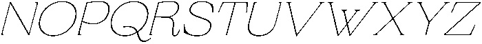 Folder Italic otf (400) Font UPPERCASE