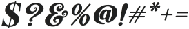 Foldnick-Italic otf (400) Font OTHER CHARS