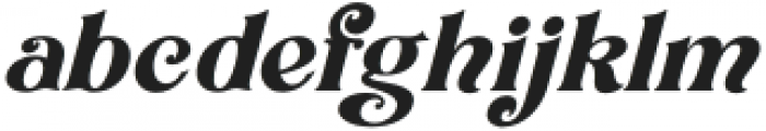 Foldnick-Italic otf (400) Font LOWERCASE