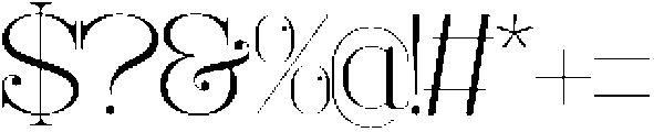 Foliathe otf (400) Font OTHER CHARS