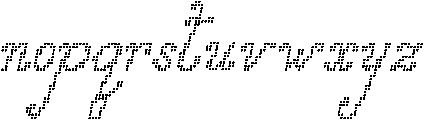 Folk Club Four Regular otf (400) Font LOWERCASE