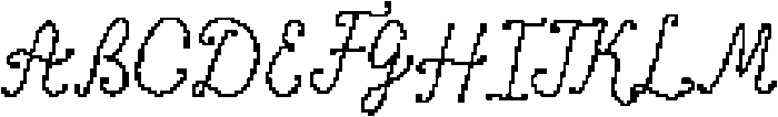 Folk Club One Regular otf (400) Font UPPERCASE