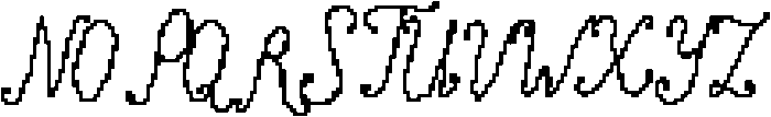 Folk Club One Regular otf (400) Font UPPERCASE