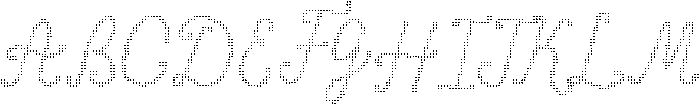 Folk Club Seven Regular otf (400) Font UPPERCASE