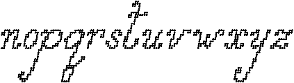 Folk Club Six Regular otf (400) Font LOWERCASE