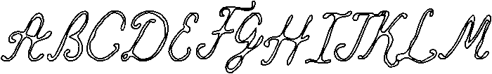 Folk Club Sixteen Regular otf (400) Font UPPERCASE